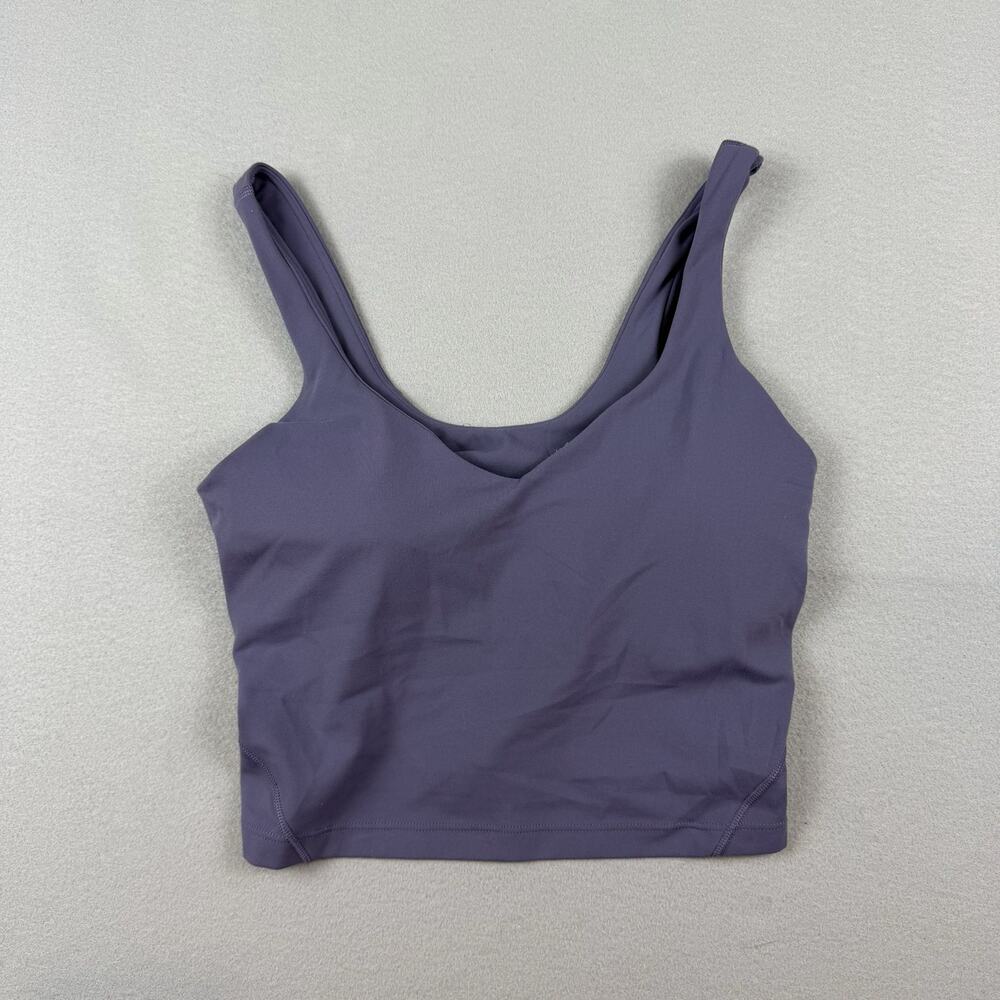 Lululemon Purple Strappy Yoga Sports Bra Size 6